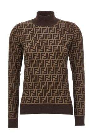 'FF' sweater Brown