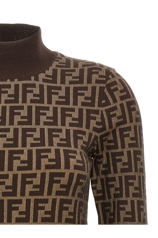 'FF' sweater Brown