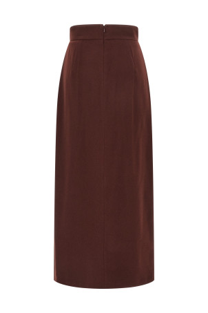 'Zattera' skirt Bordeaux
