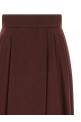 'Zattera' skirt Bordeaux