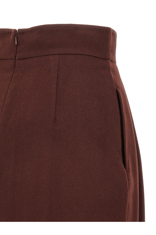 'Zattera' skirt Bordeaux