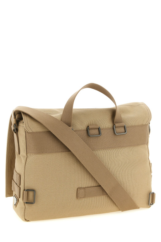 Canvas shoulder strap Beige