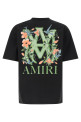 'MA Floral' T-shirt Black