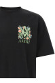 'MA Floral' T-shirt Black
