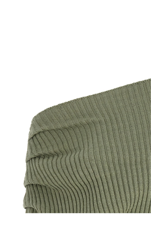 Draped sweater Green