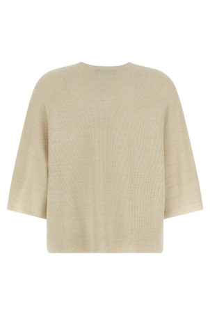 Lamé thread sweater Gold