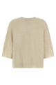 Lamé thread sweater Gold