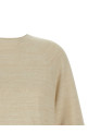 Lamé thread sweater Gold