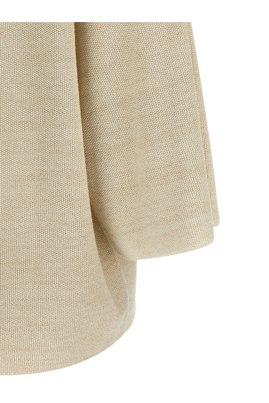 Lamé thread sweater Gold