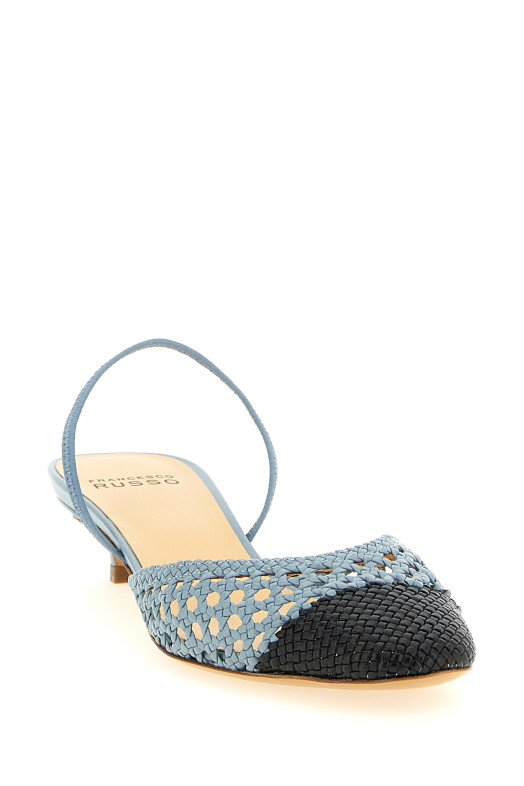 'R1P1021' slingback BLUE