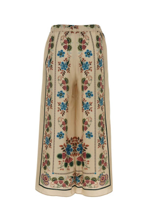 Printed silk Snack wide-leg pant WEEKEND (2615131032600)