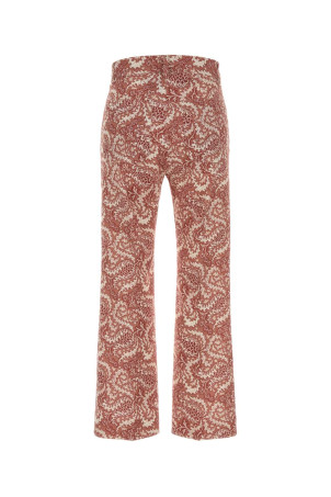 Printed stretch cotton Onde pant White WEEKEND (2615131162600)