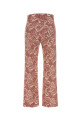 Printed stretch cotton Onde pant White WEEKEND (2615131162600)