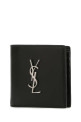 Black leather wallet Black SAINT LAURENT (4532760SX0E)