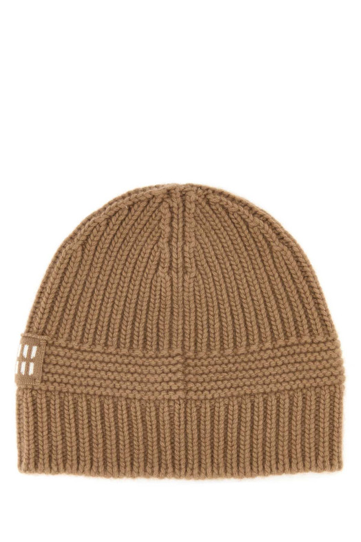 Biscuit stretch wool beanie hat MIU MIU (5HC3112F8S)