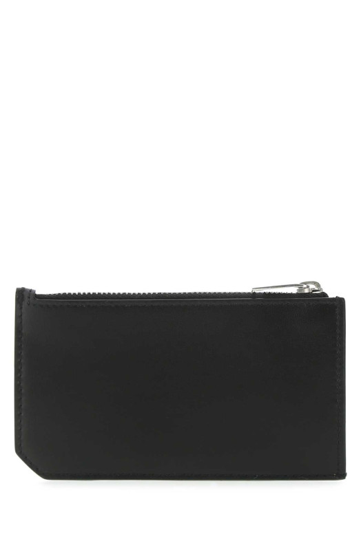 Black leather card holder Black SAINT LAURENT (6298991JB0E)