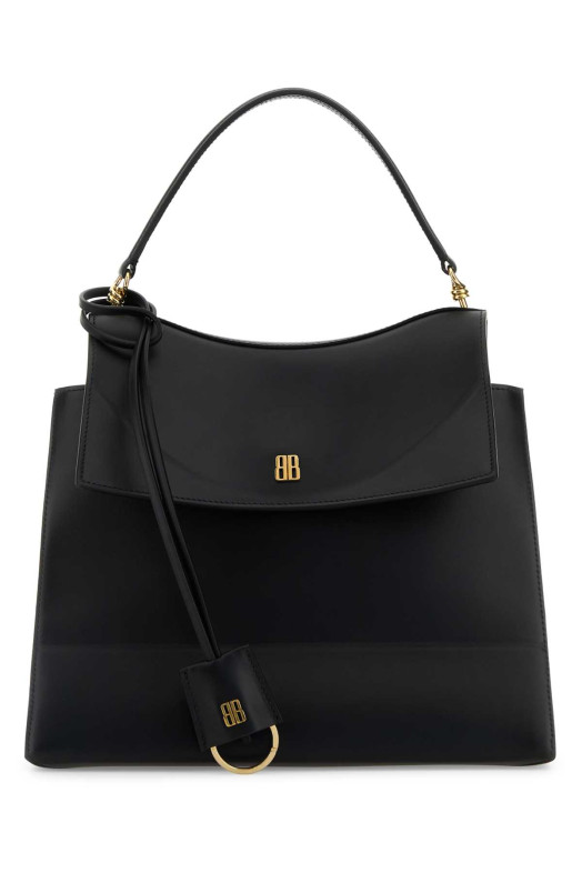 Black leather medium Nano handbag Black BALENCIAGA (8292932ABTZ)