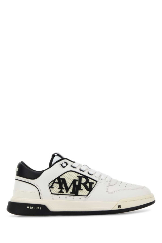 Two-tone leather Classic Low sneakers White/Black AMIRI (AMFOSR1101)