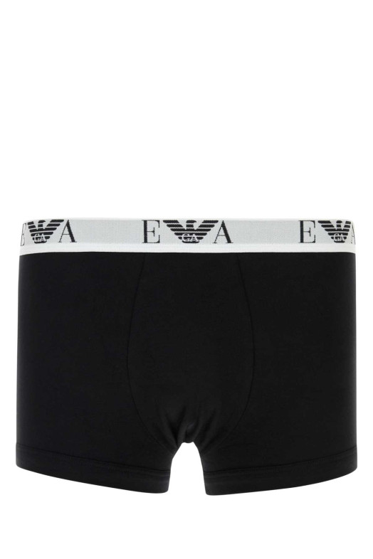 Black stretch cotton boxer set EMPORIO ARMANI (EM000259AF14131)