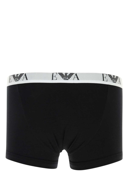 Black stretch cotton boxer set EMPORIO ARMANI (EM000259AF14131)