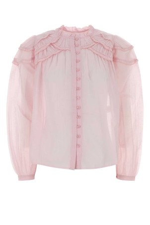 Pink cotton blend Christa shirt ISABEL MARANT ETOILE (HT0681FBB3J04E)
