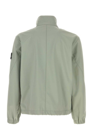 Mint green stretch polyester jacket STONE ISLAND (L1S154100022S0A22)