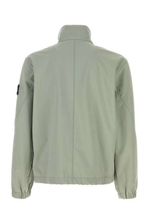 Mint green stretch polyester jacket STONE ISLAND (L1S154100022S0A22)
