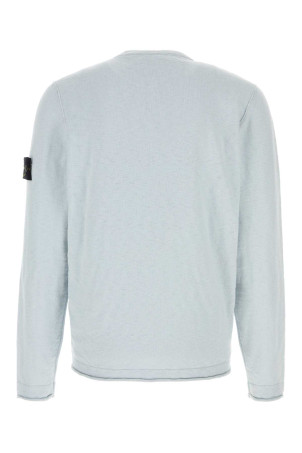 Pastel light blue cotton blend sweater Gray STONE ISLAND (L1S155100052S00B0)