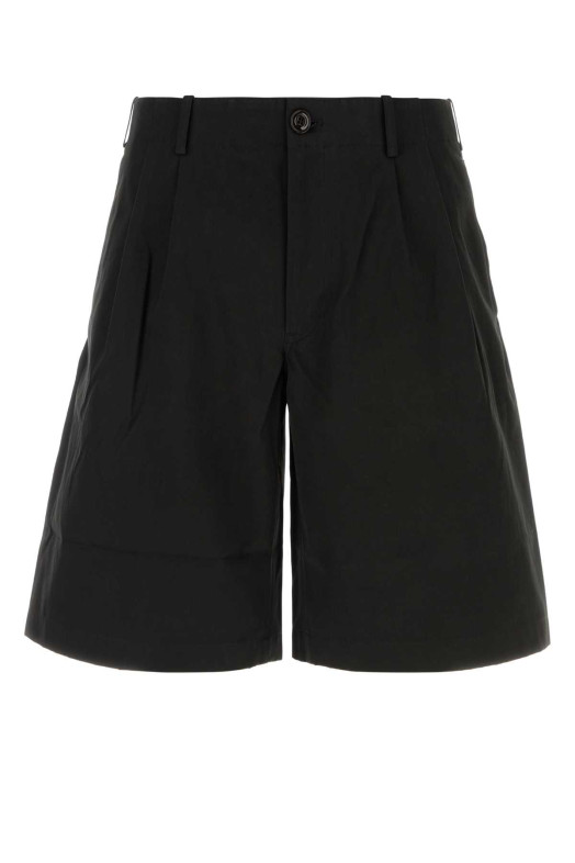 Black cotton bermuda shorts OUR LEGACY (M2264PSB)