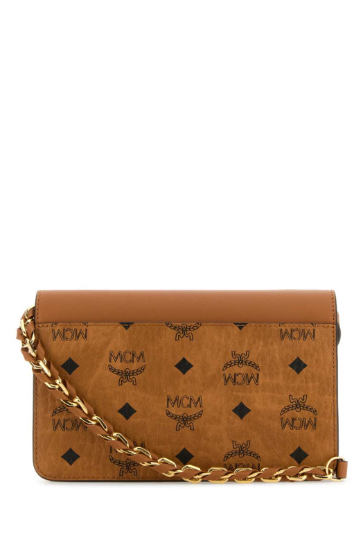 Printed canvas Diamond crossbody bag MCM (MWRESAK02)