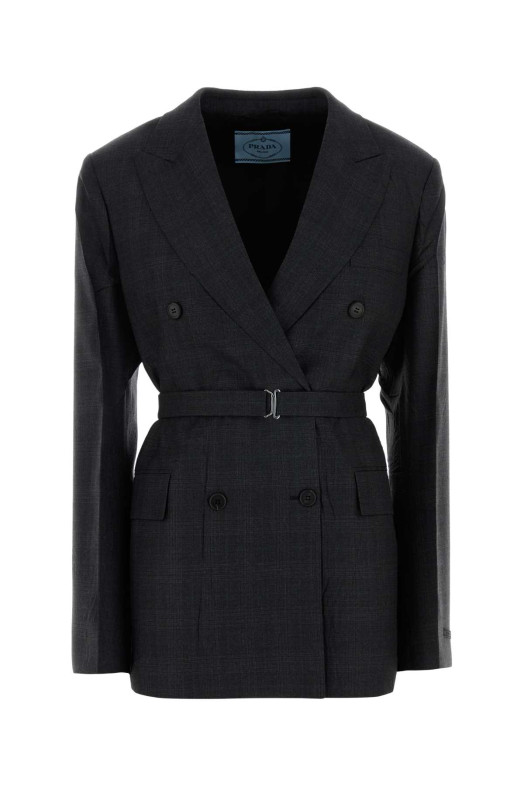 Embroidered wool blazer PRADA (P595PHSOOO1N01)