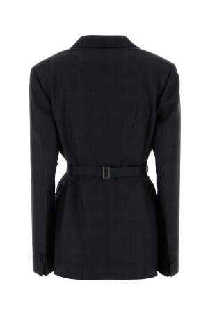 Embroidered wool blazer PRADA (P595PHSOOO1N01)