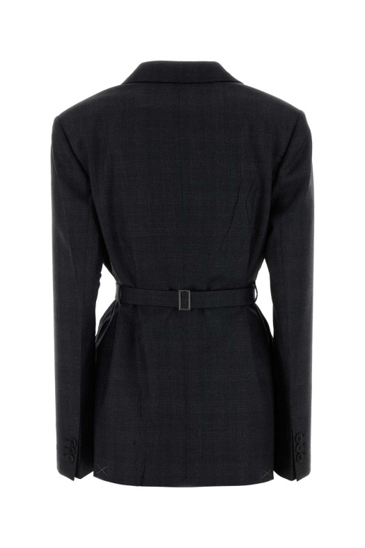 Embroidered wool blazer PRADA (P595PHSOOO1N01)