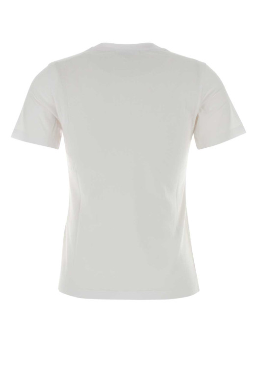 White cotton t-shirt MAISON KITSUNE (PW00113KJ7026)