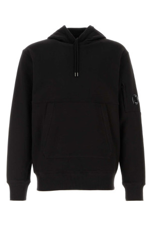 Black cotton sweatshirt Black C.P. COMPANY (RCCMSS714A005086W)