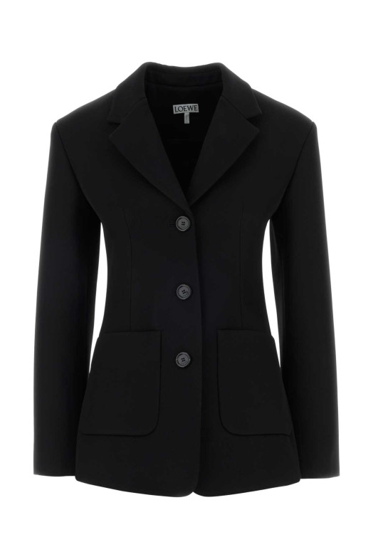 Black wool blend blazer Black LOEWE (S540Y03XBU)