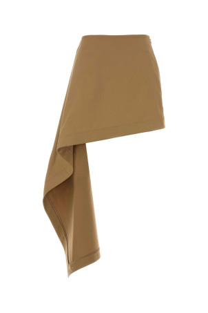 Beige cotton blend mini skirt Beige LOEWE (S540Y08XCS)