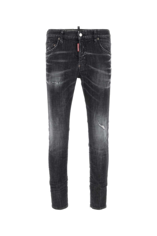 Black stretch denim Skater jeans DSQUARED (S74LB1726S30357)