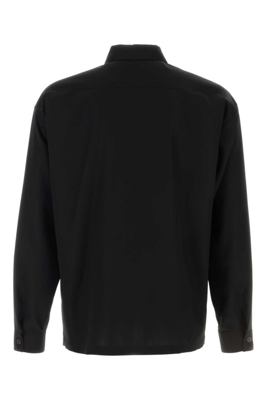 Black cotton shirt Black PRADA (SC855SOOO19AM)