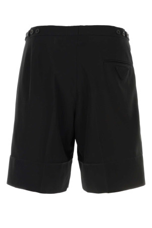 Black cotton bermuda shorts Black PRADA (UP0423SOOO19AM)