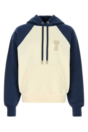 Two-tone cotton sweatshirt AMI (USW782747)