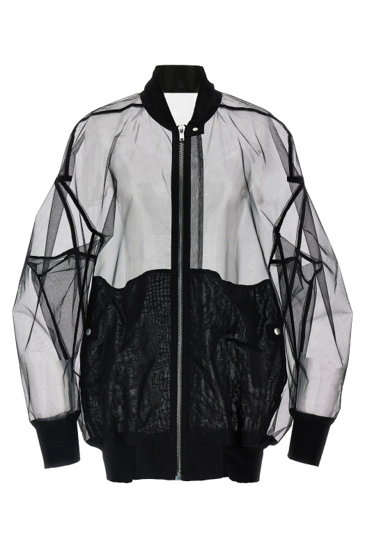 'Jumbo flight' bomber jacket Black