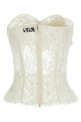 '01' corset top White