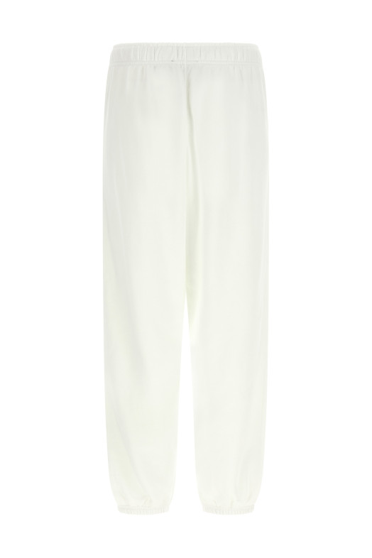 Logo embroidery joggers White