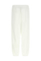 Logo embroidery joggers White