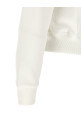 Logo embroidery hoodie White