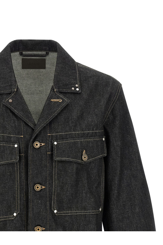 'Trucker' jacket Black