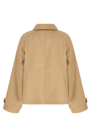 Cotton twill jacket Beige