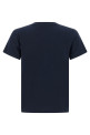 Logo embroidery t-shirt Blue