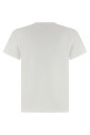 Logo embroidery t-shirt White